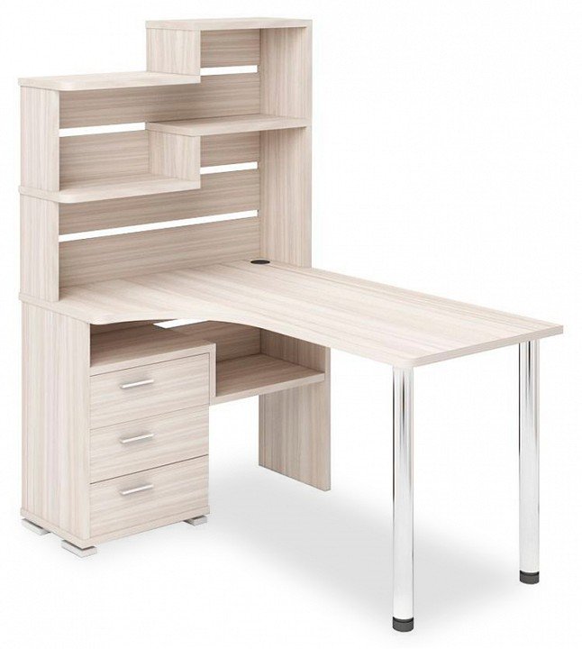 Фото Стол компьютерный Домино СР-132-140 MER_SR-132-140-K-LEV - интернет-магазин МегаТерем в Москве