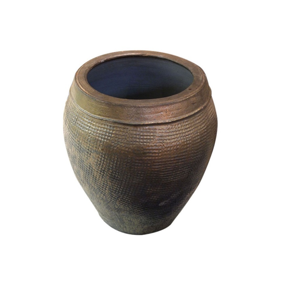 Фото Плантер RUS.003/GM, 60, фарфор, Brown, ROOMERS FURNITURE - интернет-магазин МегаТерем в Москве