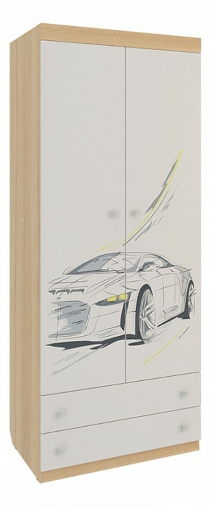 Фото Шкаф платяной Форсаж MBS_MKF-01_1623 - интернет-магазин МегаТерем в Москве