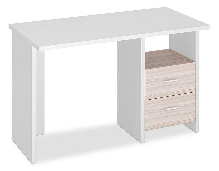 Фото Стол компьютерный Домино Lite СКЛ-Прям130 БЕК MER_SKL-Pryam130_BEK - интернет-магазин МегаТерем в Москве