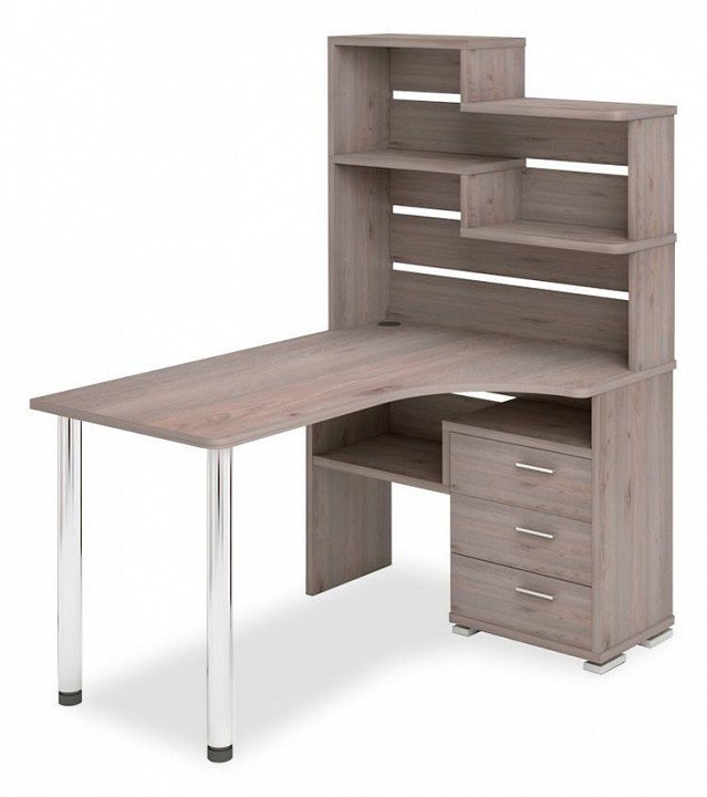 Фото Стол компьютерный Домино СР-132-150 Н-ПРАВ MER_SR-132-150_N-PRAV - интернет-магазин МегаТерем в Москве