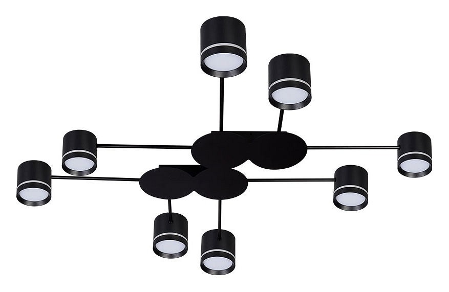 Фото Потолочная люстра Arte Lamp Legacy A8024PL-8BK AR_A8024PL-8BK - интернет-магазин МегаТерем в Москве