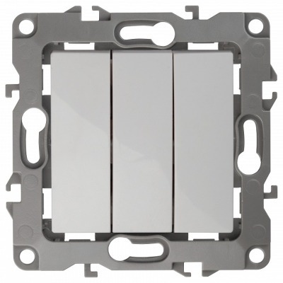 Выключатель трехклавишный б...