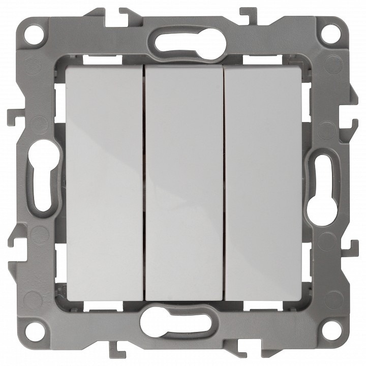 Фото Выключатель трехклавишный без рамки Эра Эра 12 12-1107-01 ER_B0014669 - интернет-магазин МегаТерем в Москве