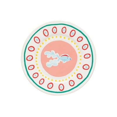 Тарелка DEP221-GUP(DEP221-05924C), 22,1 см, керамика, Guppy fish, Costa Nova