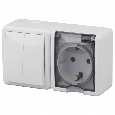 Блок с розеткой и выключате...