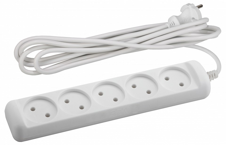 Фото Удлинитель Эра  U-5-5m-2x1 ER_B0028365 - интернет-магазин МегаТерем в Москве