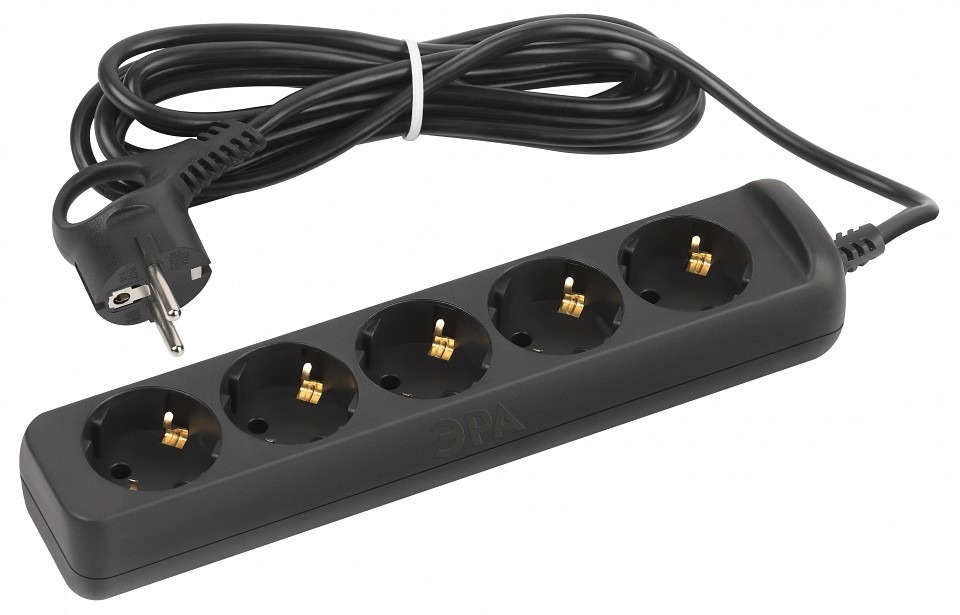 Фото Удлинитель Эра  UX-5e-3m-B ER_B0057725 - интернет-магазин МегаТерем в Москве