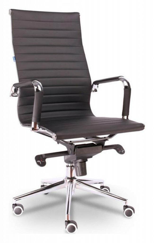 Фото Кресло для руководителя Rio M EC-03Q PU Black EVP_202433 - интернет-магазин МегаТерем в Москве