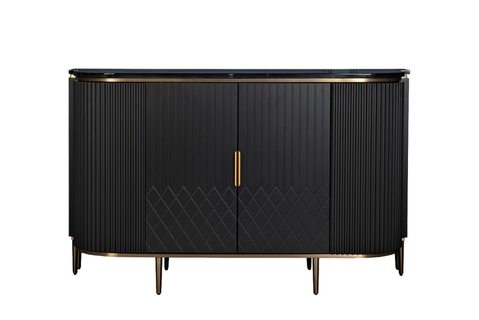 Фото Комод черный  150*55*90см (TT-00011532) - интернет-магазин МегаТерем в Москве