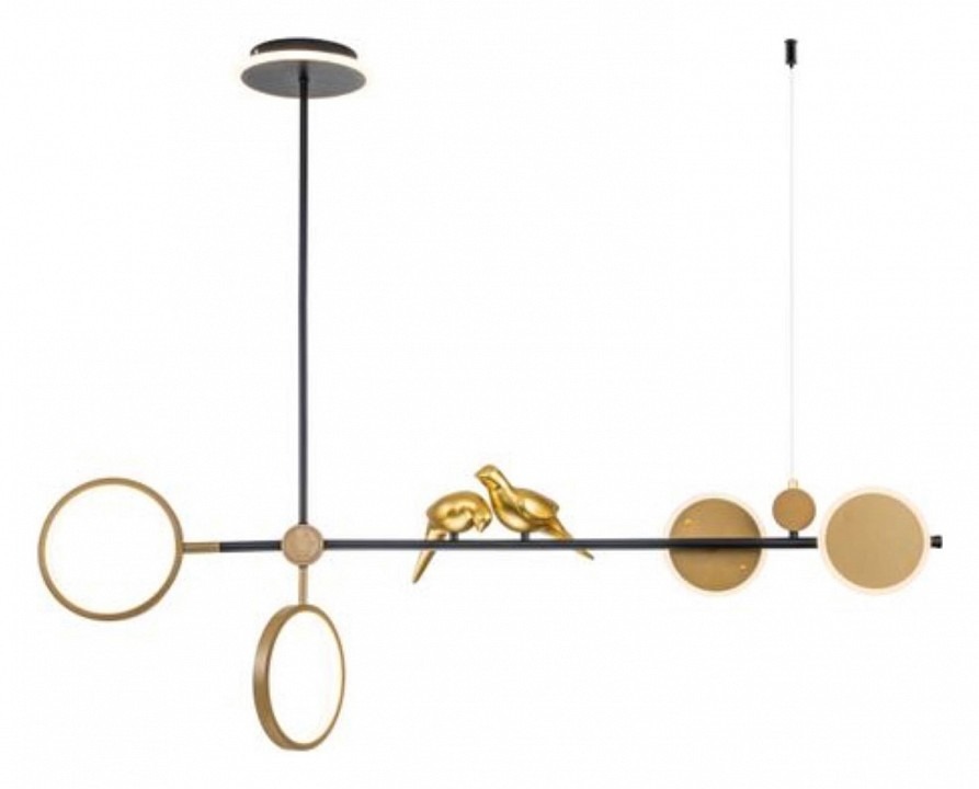 Фото Люстра на штанге Arte Lamp Toliman A2613SP-4BK AR_A2613SP-4BK - интернет-магазин МегаТерем в Москве