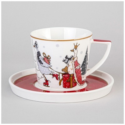 Чайная пара lefard "family christmas" 250 мл (425-162) 