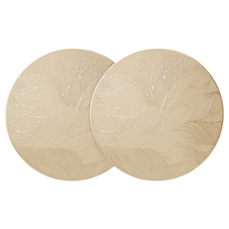 Фото Набор подстановочных салфеток из 2 шт., диаметр 38 см Lefard (771-157) - интернет-магазин МегаТерем в Москве