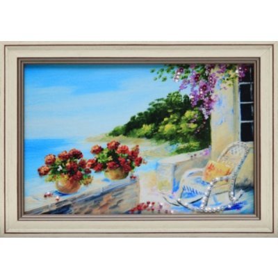 Картина Терраса у моря с кр...