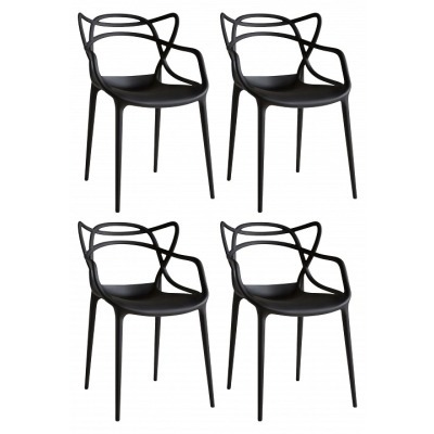 Стул Harmony (комплект 4 шт) черный HSBI_D812_black_4