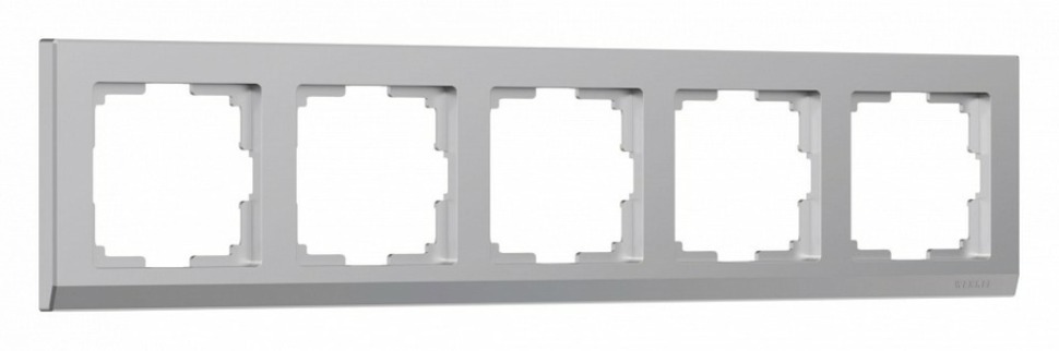 Фото Рамка на 5 постов Werkel Stark (серебряный) W0051806 WRK_a050907 - интернет-магазин МегаТерем в Москве