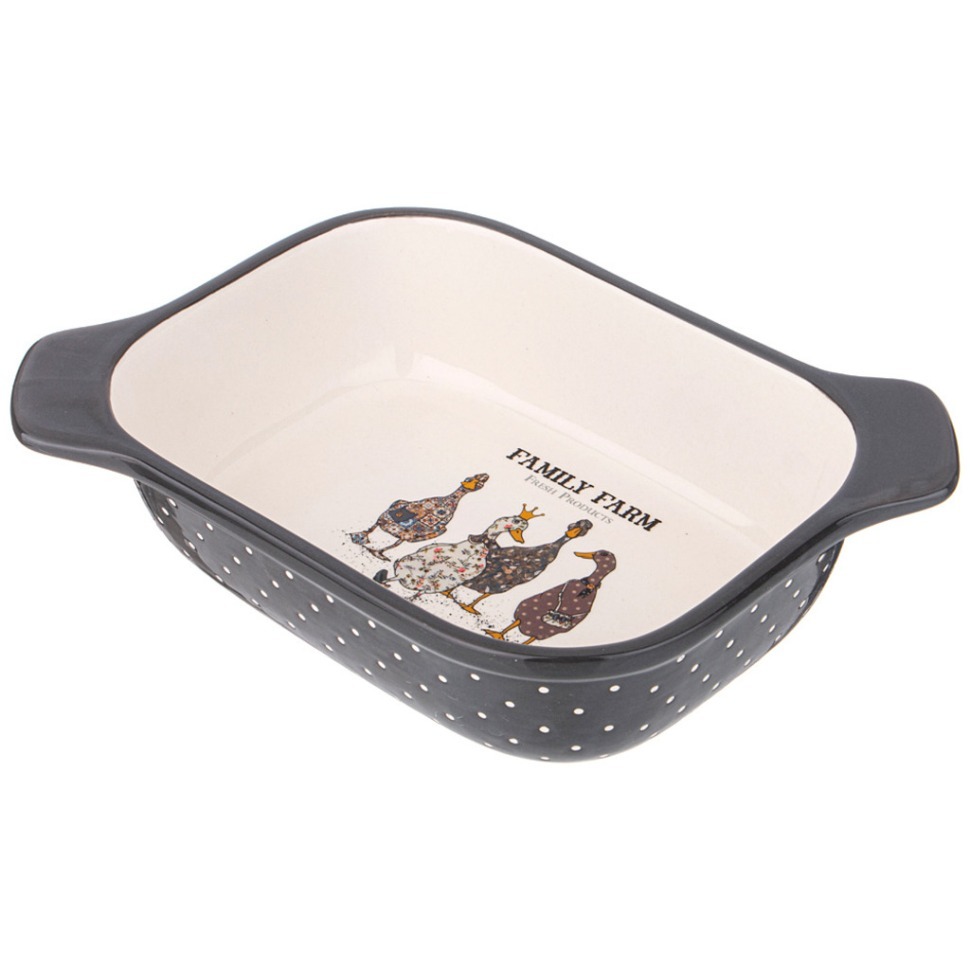Фото Форма для запекания agness family farm 25,5*19*8 см (536-275-1)  - интернет-магазин МегаТерем в Москве