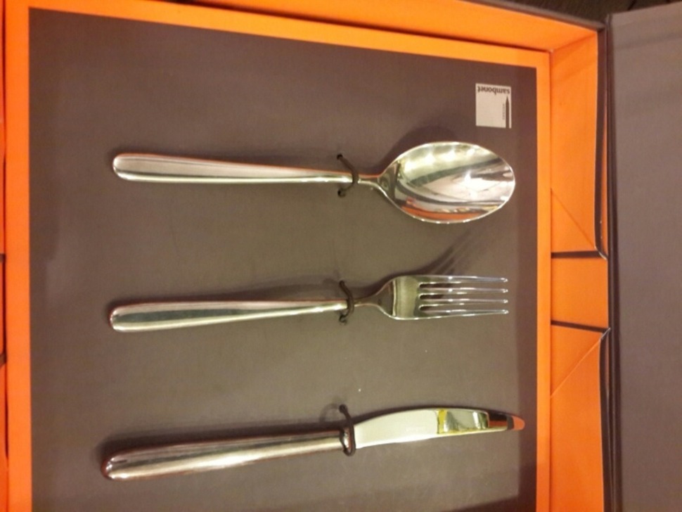 Фото HANNAH/  Набор столовых приборов 24 шт 52720-81, SAMBONET - интернет-магазин МегаТерем в Москве