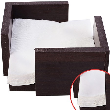 Фото Салфетница чёрная (10017) - интернет-магазин МегаТерем в Москве