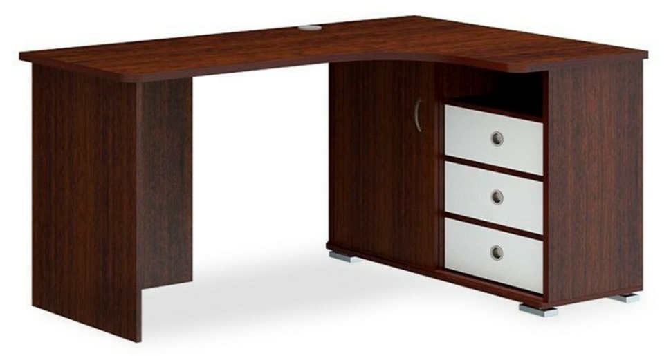 Фото Стол письменный Домино СР-145С MER_SR-145S-VBEV-PRAV-NOVYJ - интернет-магазин МегаТерем в Москве