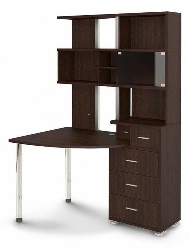 Фото Стол компьютерный Домино СР-320 MER_SR-320_V-LEV - интернет-магазин МегаТерем в Москве