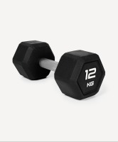 Гантель гексагональная Starfit DB-301PRO 12 кг, обрезиненная, черный (2115113)