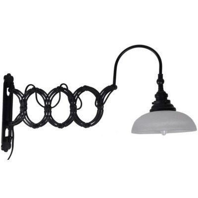 Бра TB20414-1ABG, металл, стекло, antique black with gold line, ROOMERS FURNITURE