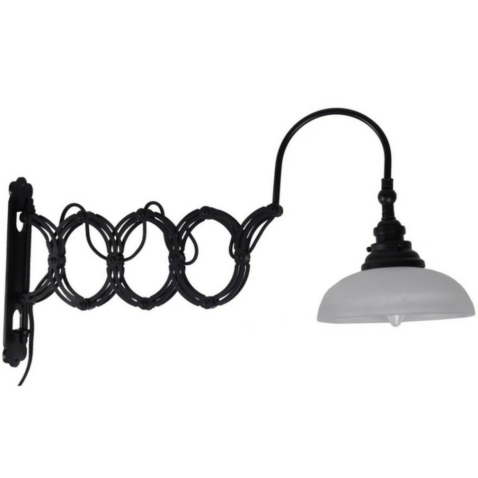 Фото Бра TB20414-1ABG, металл, стекло, antique black with gold line, ROOMERS FURNITURE - интернет-магазин МегаТерем в Москве