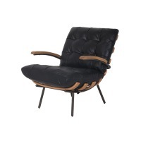 Кресло C0340D-1D/B76#, Кожа, Belon black, ROOMERS FURNITURE