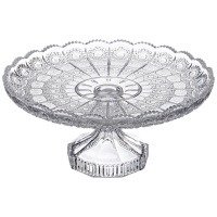 Блюдо на ножке "muza crystal" 30х30х15,4 см Lefard (695-044) Блюдо на ножке "muza crystal" 30х30х15,4 см Lefard (695-044)
