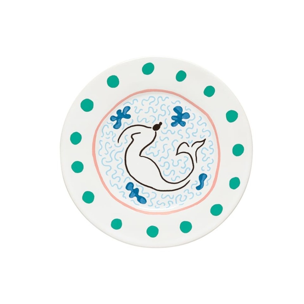 Фото Тарелка DEP221-MRM(DEP221-05924F), 22,1 см, керамика, Mermaid, Costa Nova - интернет-магазин МегаТерем в Москве