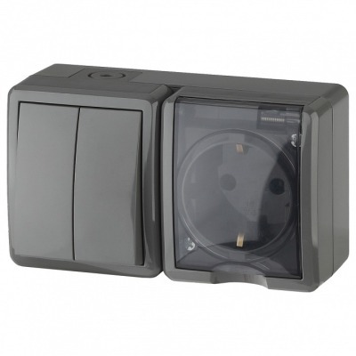 Блок с розеткой и выключате...