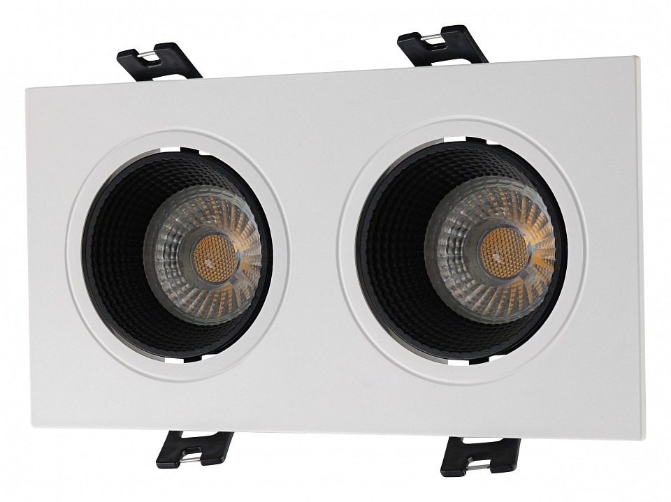 Фото Встраиваемый светильник Denkirs Rodvig DK3072-WH+BK DK_DK3072-WH_BK - интернет-магазин МегаТерем в Москве