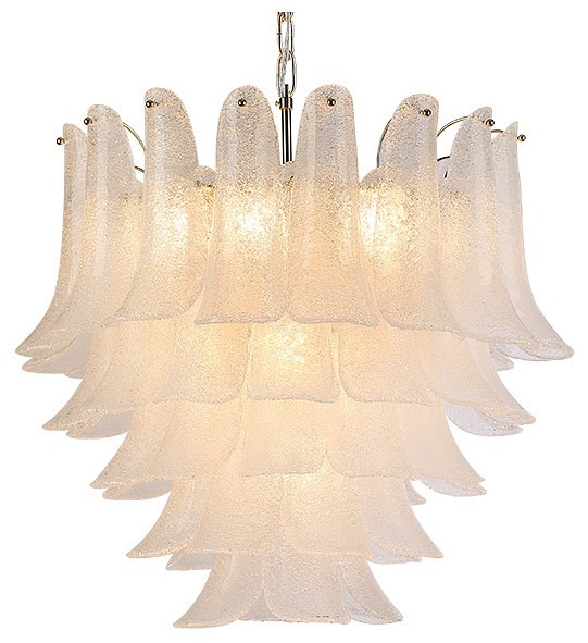 Фото Подвесная люстра Newport 8800 8810/C gold white NWP_M0070223 - интернет-магазин МегаТерем в Москве