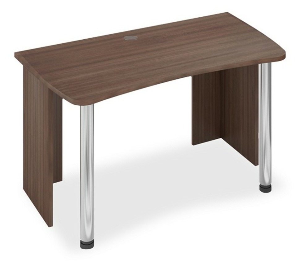 Фото Стол офисный Домино Лайт СКЛ-Софт140 MER_SKL-Soft140_SH - интернет-магазин МегаТерем в Москве