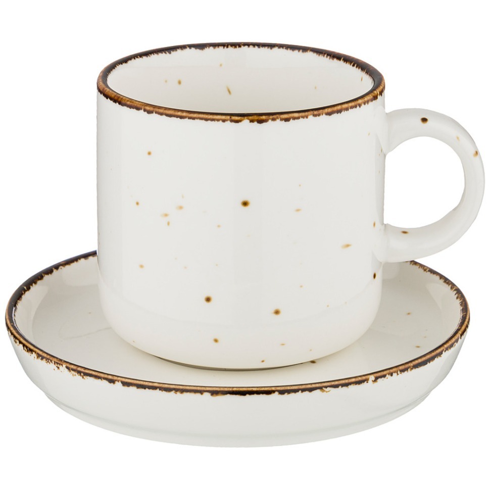 Фото Чайная пара bronco nature 300 мл (263-1030)  - интернет-магазин МегаТерем в Москве