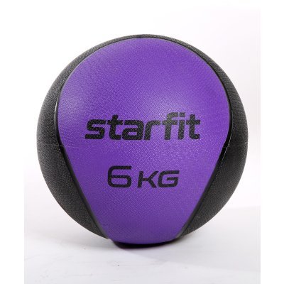 Медбол высокой плотности STARFIT GB-702, 6 кг, фиолетовый (1007347)