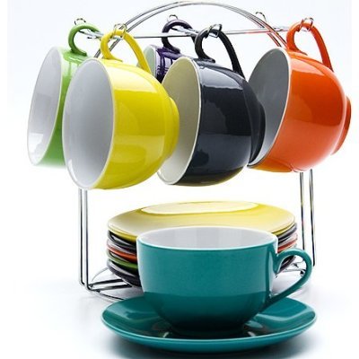 Набор чашек на подставке 25...