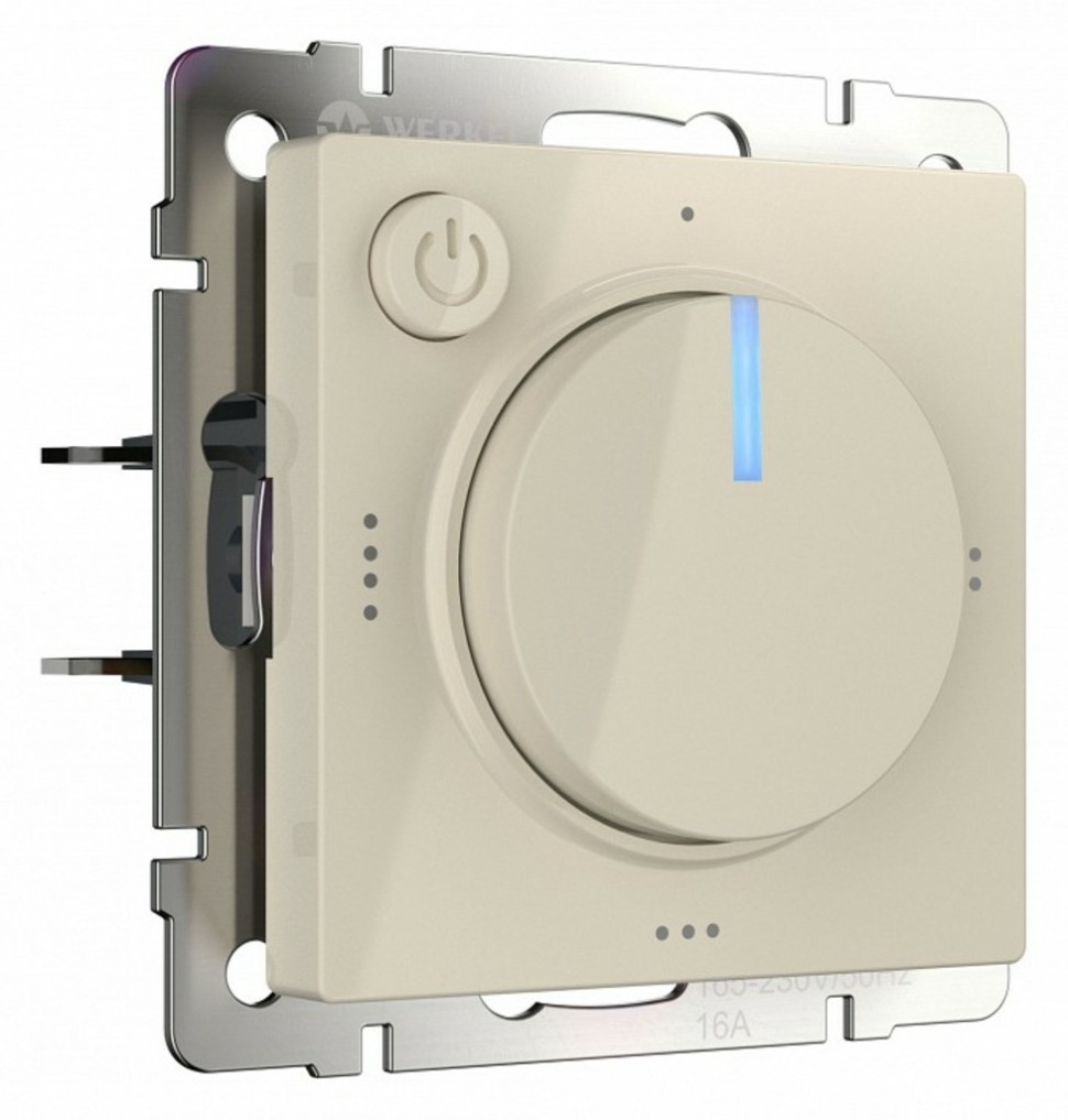 Фото Терморегулятор электромеханический для теплого пола Werkel слоновая кость W1151103 WRK_a051479 - интернет-магазин МегаТерем в Москве