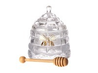 Банка для меда с палочкой "venezia" 280 мл. д=11,5 см. в=14 см. коллекция "muza" Lefard (355-052)