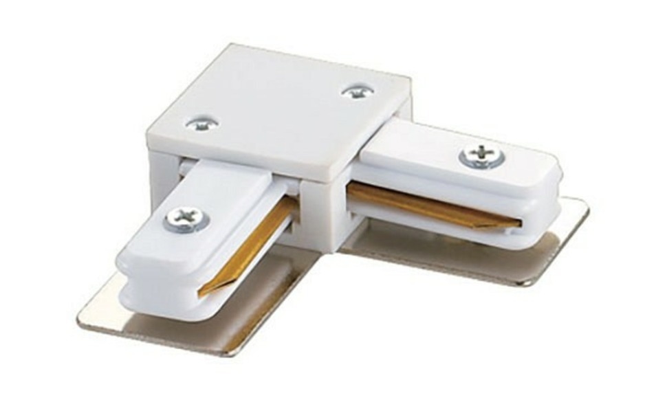 Фото Соединитель угловой L-образный для треков Volpe UBX-Q121 10576 UL_10576 - интернет-магазин МегаТерем в Москве