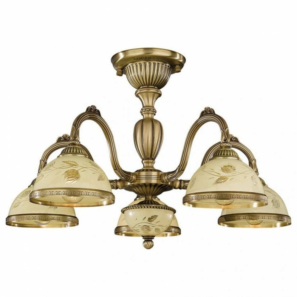 Фото Люстра на штанге Reccagni Angelo 6208 PL 6228/5 RA_PL_6228_5 - интернет-магазин МегаТерем в Москве
