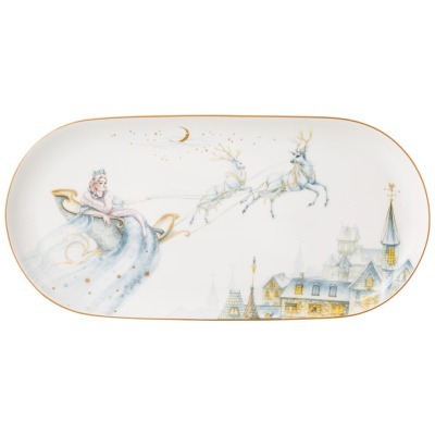 Блюдо овальное lefard снежн...