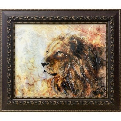 Картина Мраморный лев с кри...