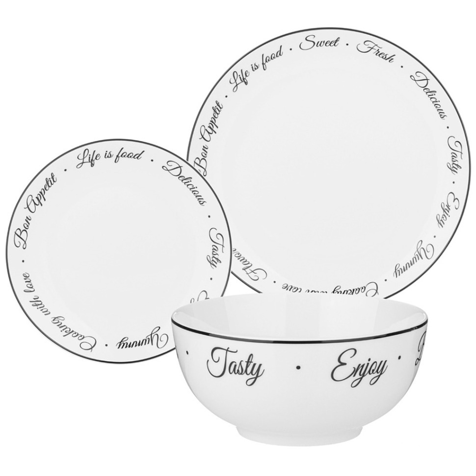 Фото Обеденный набор lefard bon appetit 18пр, 20,5/25,5/14см (87-283)  - интернет-магазин МегаТерем в Москве