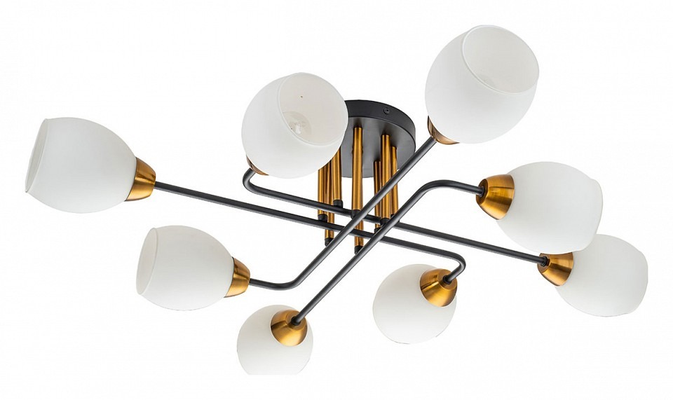 Фото Люстра на штанге Escada Hope 1132/8P Black ESC_1132_8P_Black - интернет-магазин МегаТерем в Москве