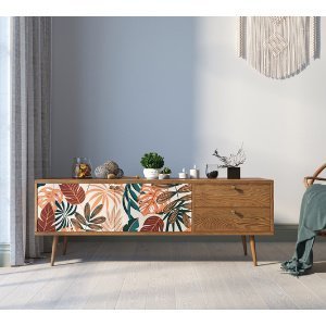 Фото Комод Berber два ящика и две дверки 25 принт арт BB27/Print_25-ET - интернет-магазин МегаТерем в Москве