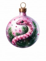 Новогодний шар Сверкающее волшебство с кристаллами Swarovski (3119)