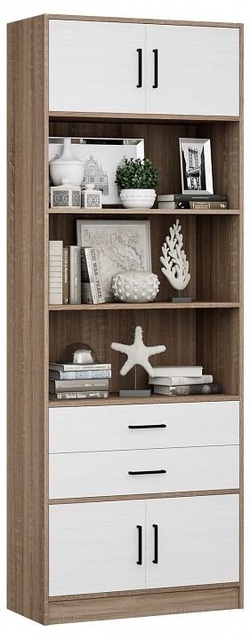 Фото Стеллаж комбинированный Либерти-51-128 MAS_Liberti-51-DS-BT-128 - интернет-магазин МегаТерем в Москве