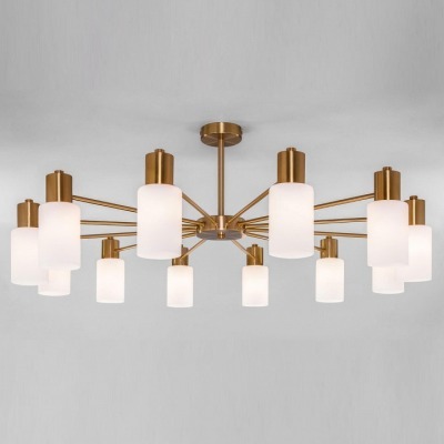 Люстра на штанге Eurosvet Vegga 70160/12 латунь EV_a057111